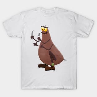 Funny hungry ugly flea cartoon T-Shirt